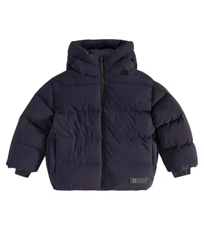 Il Gufo Kids' Technical Down Jacket In Blue