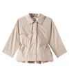 Il Gufo Technical Raincoat In Beige