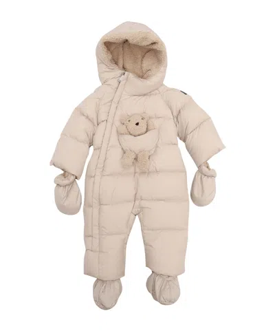 Il Gufo Teddy-bear Patch Jumpsuit In Nude
