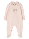 Il Gufo Teddy Bear-patches Pajamas In 粉色
