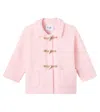 Il Gufo Teddy Duffel Coat In Pink