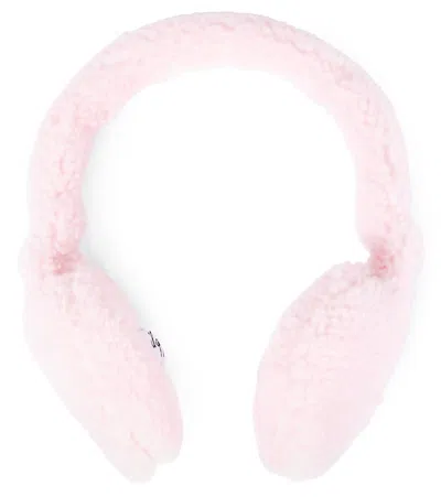 Il Gufo Kids' Teddy Earmuffs In Pink