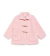 Il Gufo Teddy Duffel Coat In Pink