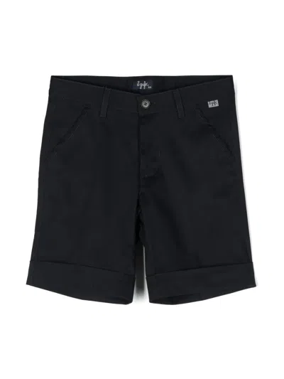 Il Gufo Kids' Three-pocket Tailored Shorts In Blue