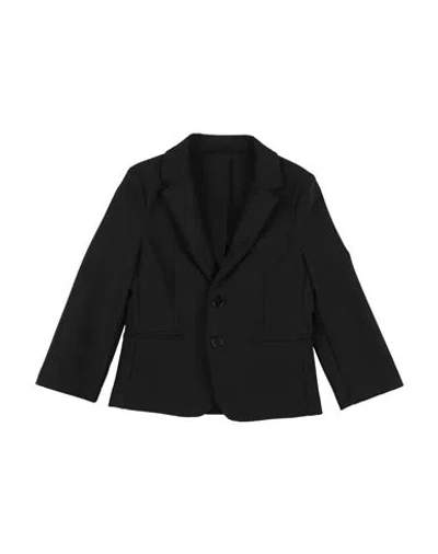 Il Gufo Babies'  Toddler Boy Blazer Black Size 4 Polyamide, Elastane