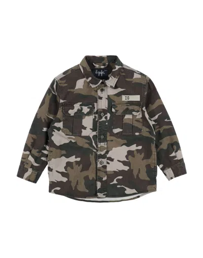Il Gufo Babies'  Denim Outerwear In Green