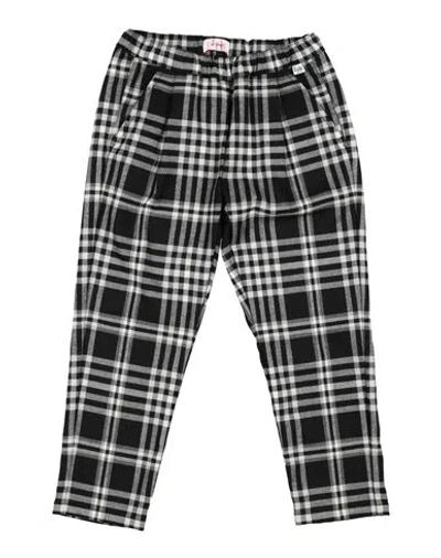 Il Gufo Babies'  Toddler Boy Pants Black Size 6 Polyester, Viscose, Elastane, Cotton