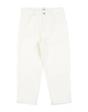 Il Gufo Toddler Boy Pants Ivory Size 6 Cotton, Lyocell, Elastane In White