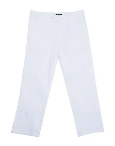 Il Gufo Babies'  Toddler Boy Pants White Size 5 Cotton, Elastane