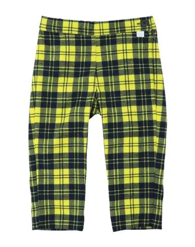 Il Gufo Babies'  Toddler Boy Pants Yellow Size 5 Polyester, Viscose, Elastane