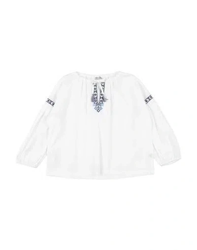 Il Gufo Babies'  Toddler Girl Shirt White Size 6 Cotton, Elastane