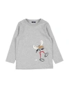Il Gufo Babies'  Toddler Boy T-shirt Grey Size 6 Cotton