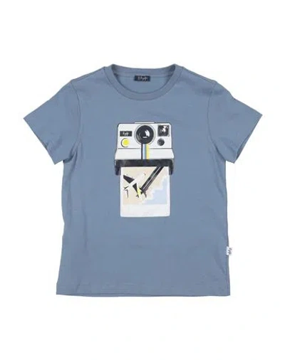 Il Gufo Babies'  Toddler Boy T-shirt Slate Blue Size 5 Cotton