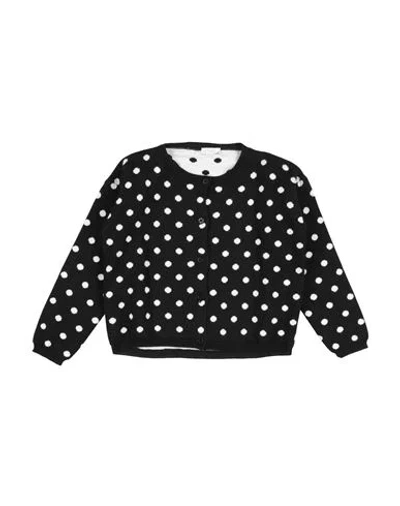 Il Gufo Babies'  Toddler Girl Cardigan Black Size 6 Cotton