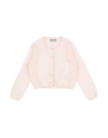 Il Gufo Babies'  Toddler Girl Cardigan Light Pink Size 3 Cotton