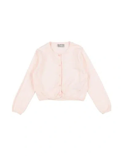 Il Gufo Babies'  Toddler Girl Cardigan Light Pink Size 3 Cotton