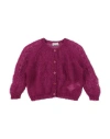 Il Gufo Toddler Girl Cardigan Mauve Size 5 Mohair Wool, Polyamide, Wool In Pink