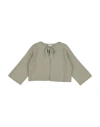 Il Gufo Babies'  Toddler Girl Cardigan Sage Green Size 4 Cotton