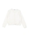 Il Gufo Babies'  Toddler Girl Cardigan White Size 6 Cotton