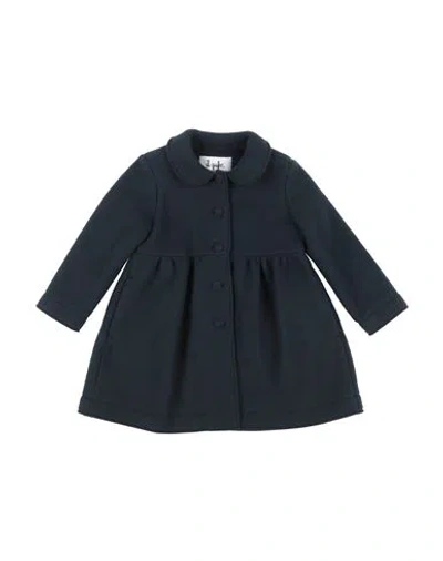 Il Gufo Babies'  Toddler Girl Coat Midnight Blue Size 3 Polyester, Virgin Wool