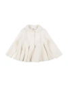 Il Gufo Toddler Girl Coat White Size 4 Polyester, Viscose In White