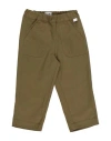 Il Gufo Babies'  Toddler Girl Pants Military Green Size 4 Cotton