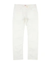 Il Gufo Toddler Girl Pants Off White Size 5 Cotton, Elastane In White