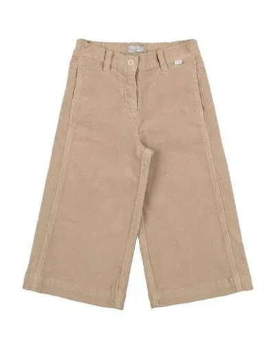 Il Gufo Babies'  Toddler Girl Pants Sand Size 6 Cotton, Elastane In Beige