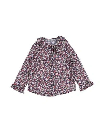 Il Gufo Babies'  Toddler Girl Shirt Midnight Blue Size 3 Cotton