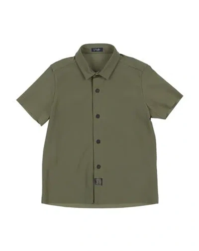 Il Gufo Babies'  Toddler Girl Shirt Military Green Size 6 Polyamide, Elastane