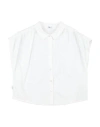 Il Gufo Toddler Girl Shirt White Size 6 Cotton, Elastane In White