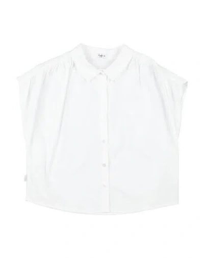 Il Gufo Babies'  Toddler Girl Shirt White Size 6 Cotton, Elastane