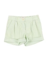 Il Gufo Toddler Girl Shorts & Bermuda Shorts Light Green Size 4 Cotton, Elastane In Green