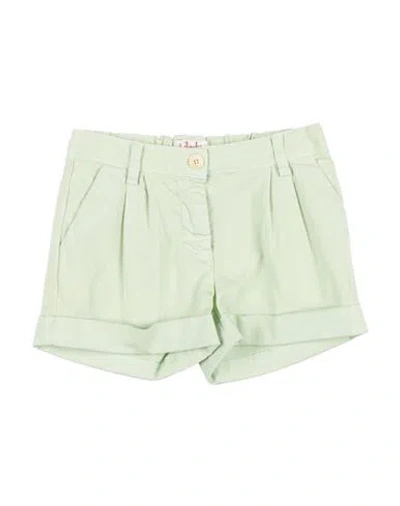 Il Gufo Babies'  Toddler Girl Shorts & Bermuda Shorts Light Green Size 4 Cotton, Elastane