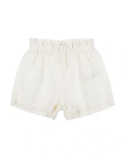 Il Gufo Babies'  Toddler Girl Shorts & Bermuda Shorts White Size 6 Linen
