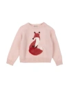 Il Gufo Toddler Girl Sweater Blush Size 6 Virgin Wool In Pink