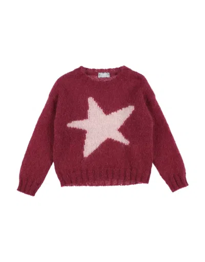 Il Gufo Kids' Sweaters In Red