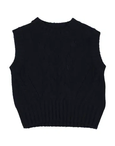Il Gufo Babies'  Toddler Girl Sweater Midnight Blue Size 3 Virgin Wool