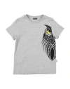 Il Gufo Toddler Girl T-shirt Grey Size 5 Cotton In Gray