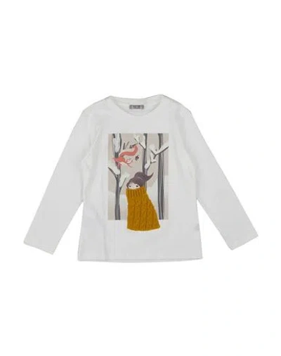 Il Gufo Babies'  Toddler Girl T-shirt White Size 6 Cotton, Virgin Wool