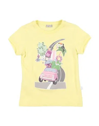 Il Gufo Babies'  Toddler Girl T-shirt Yellow Size 5 Cotton