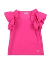 Il Gufo Babies'  Toddler Girl Top Fuchsia Size 4 Polyamide, Elastane In Pink