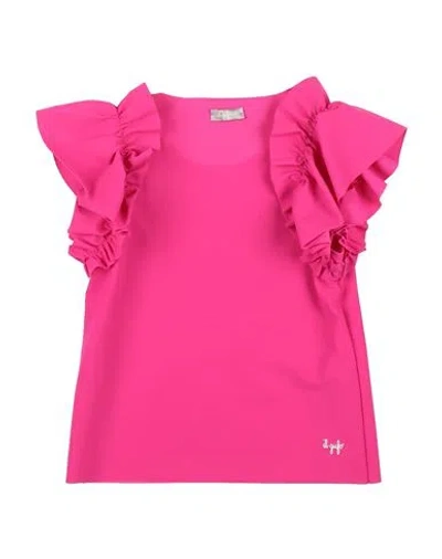 Il Gufo Toddler Girl Top Fuchsia Size 4 Polyamide, Elastane In Pink