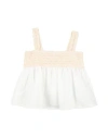 Il Gufo Toddler Girl Top White Size 6 Linen, Cotton In White