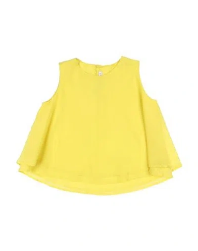 Il Gufo Babies'  Toddler Girl Top Yellow Size 5 Cotton