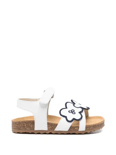 Il Gufo Kids' Touch-strap Sandals In White