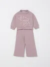 Il Gufo Co-ord  Kids Color Lavander In Purple
