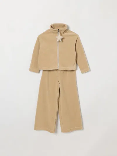 Il Gufo Tracksuit Kids Color Beige In Brown
