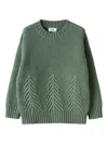 Il Gufo Embroidered Sweater In Green