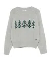 Il Gufo Tree-intarsia Sweatshirt In Gray